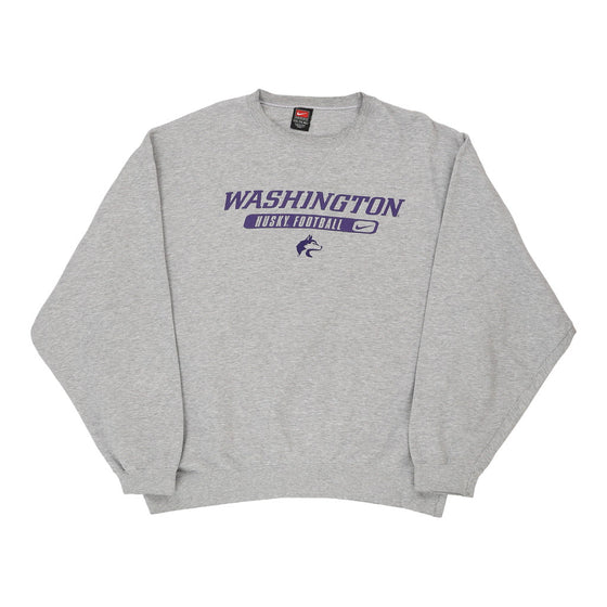 Vintage grey Washington Husky Nike Sweatshirt - mens xx-large