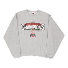  Pre-Loved grey Ohio State Buckeyes Champions 2002 Nike Sweatshirt - mens large