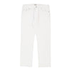 Vintage white Ricky True Religion Trousers - mens 38" waist