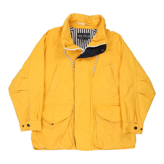 Vintage yellow Nautica Jacket - mens small