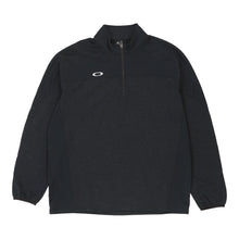  Vintage black Oakley 1/4 Zip - mens x-large