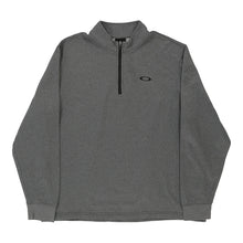  Vintage grey Oakley 1/4 Zip - mens x-large