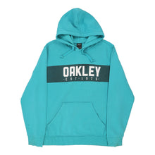  Vintage blue Oakley Hoodie - mens x-large