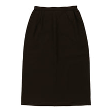  Valentino Midi Skirt - 24W UK 4 Brown Wool