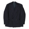 Vintage navy Yves Saint Laurent Blazer - mens xxx-large