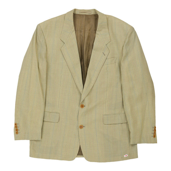 Vintage yellow Hugo Boss Blazer - mens xxx-large