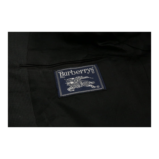 Vintage black Burberry Blazer - mens xx-large