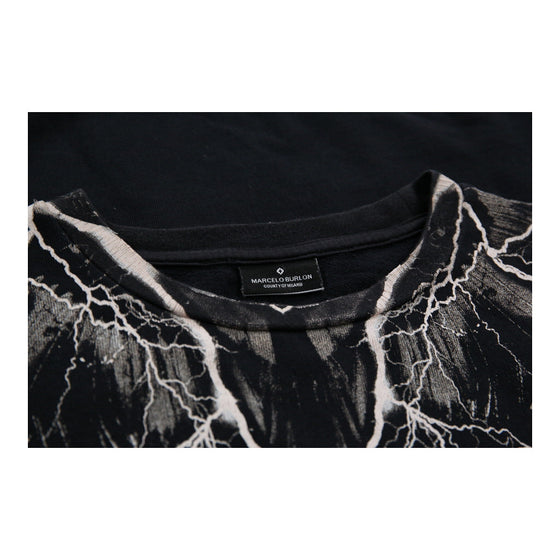 Marcelo Burlon Sweatshirt - Medium Black Cotton