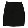 Gianni Versace Embroidered Skirt - 28W UK 8 Black Wool Blend