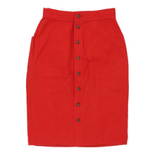  Fendi Skirt - 28W UK 8 Red Cotton