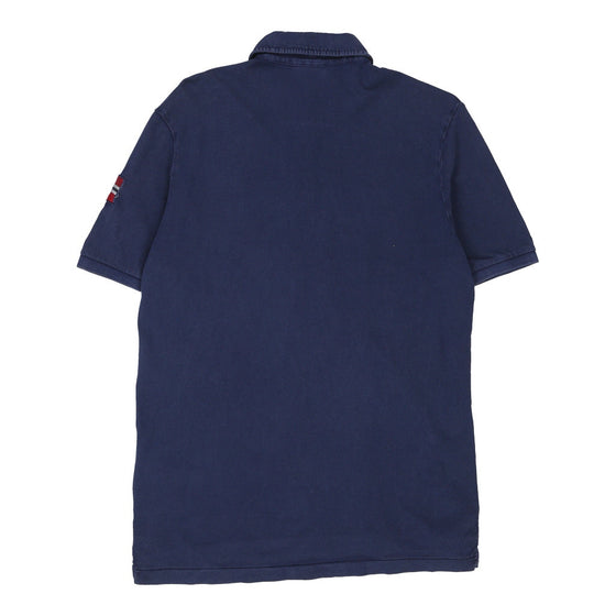 Vintageblue Napapijri Polo Shirt - mens small