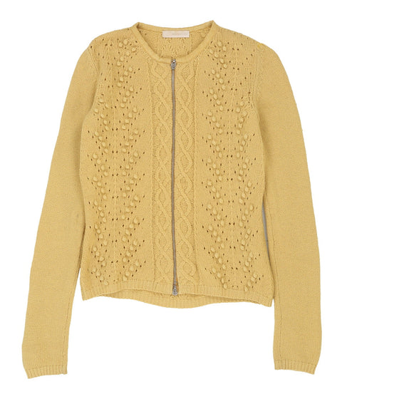 Ermanno Scervino Cardigan - XS Yellow Wool