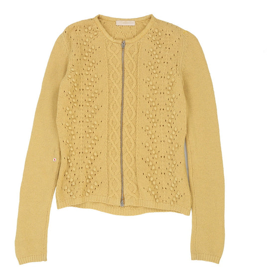 Ermanno Scervino Cardigan - XS Yellow Wool