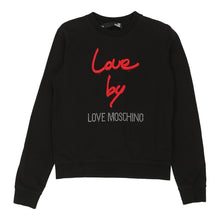  Love Moschino Sweatshirt - Small Black Cotton