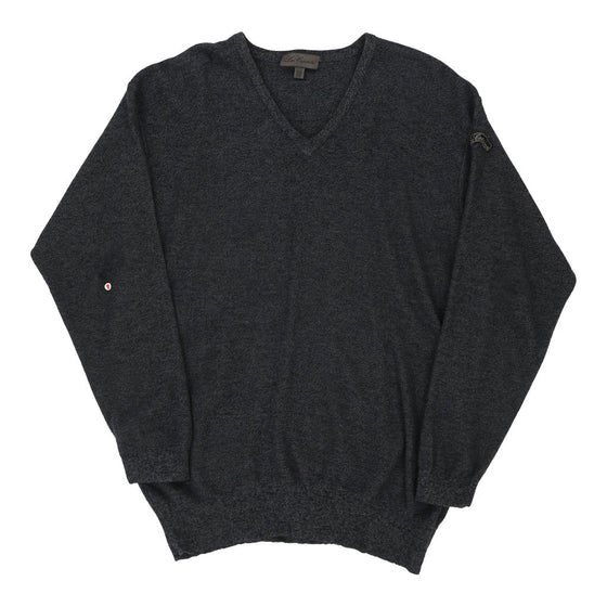 Les Copains Jumper - XL Blue Wool