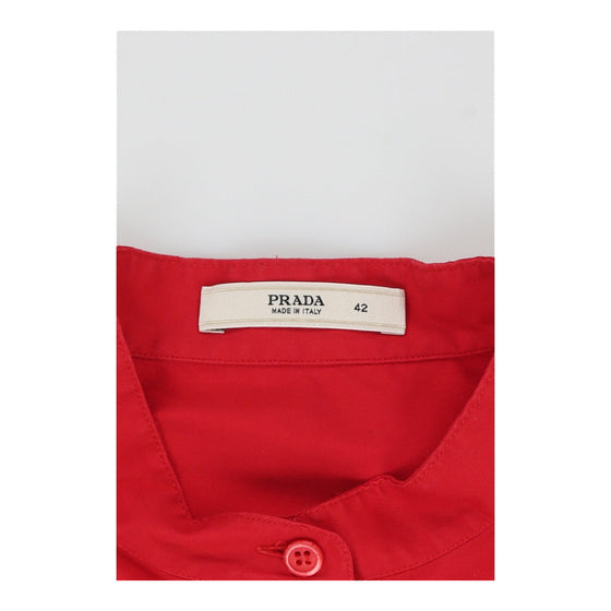 Prada Blouse - Small Red Cotton