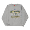 Vintage grey Green Bay Packers Reebok Sweatshirt - mens xx-large