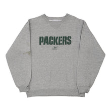  Vintage grey Green Bay Packers Reebok Sweatshirt - mens medium