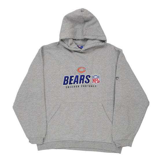 Vintage grey Chicago Bears Reebok Hoodie - mens large