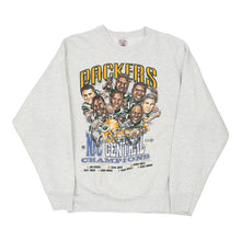  Vintage grey Green Bay Packers Fruit Of The Loom Sweatshirt - mens x-large