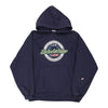 Vintage navy Seattle Seahawks 2005 Reebok Hoodie - mens medium