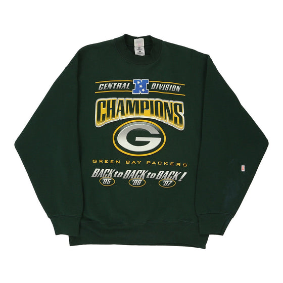 Vintage green Green Bay Packers Fruit Of The Loom Sweatshirt - mens large