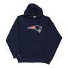 Vintage navy New England Patriots Nfl Hoodie - mens x-large