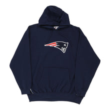  Vintage navy New England Patriots Nfl Hoodie - mens x-large