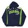 Vintage blue Seattle Seahawks Nfl Hoodie - mens xx-large