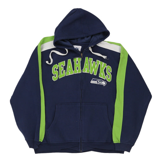 Vintage blue Seattle Seahawks Nfl Hoodie - mens xx-large