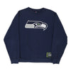 Vintage navy Seattle Seahawks Majestic Sweatshirt - mens medium