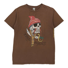  Vintage brown Free Agent Ed Hardy T-Shirt - mens medium