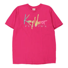  Vintage pink Key West Florida Supreme T-Shirt - mens large