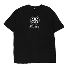  Vintage black Stussy T-Shirt - mens x-large