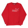 Vintage red Puma Sweatshirt - mens large