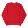 Vintage red Puma Sweatshirt - mens large