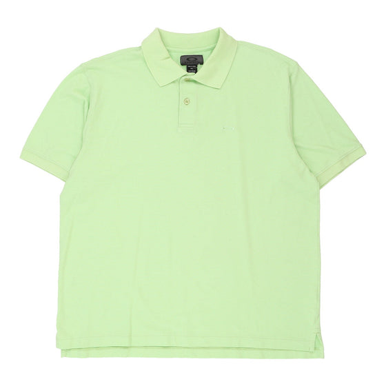 Vintage green Oakley Polo Shirt - mens x-large