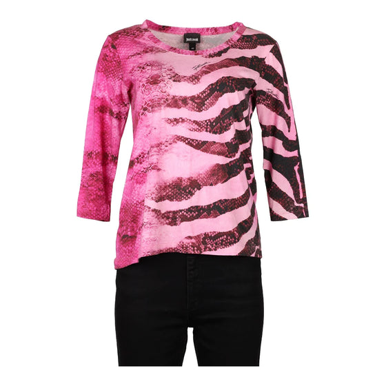 Vintage pink Just Cavalli Long Sleeve Top - womens medium