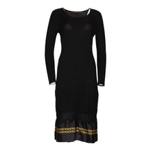  Vintage black Roberto Cavalli Midi Dress - womens small