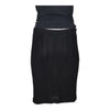 Vintage black Moschino Mini Skirt - womens 32" waist