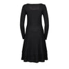 Vintage black Valentino Midi Dress - womens small