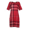 Vintage red Burberry Brit Midi Dress - womens medium