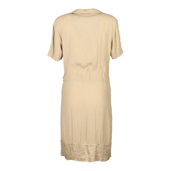 Vintage beige Les Copains Midi Dress - womens medium