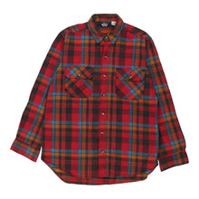  Vintage red Long Woolrich Flannel Shirt - mens large