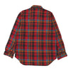 Vintage red Long Woolrich Flannel Shirt - mens large