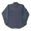 Vintage navy Woolrich Shirt - mens x-large