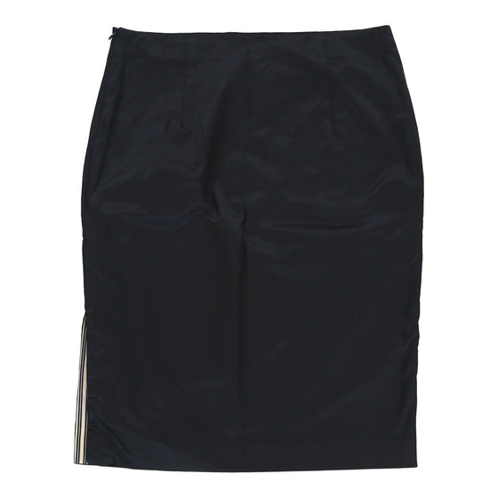 Jegains Mattiolo Midi Midi Skirt - Medium Navy Cotton Blend midi skirt Jegains Mattiolo   