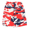 New England Patriots Nfl Camo Cargo Shorts - 32W 11L Red Cotton cargo shorts Nfl   