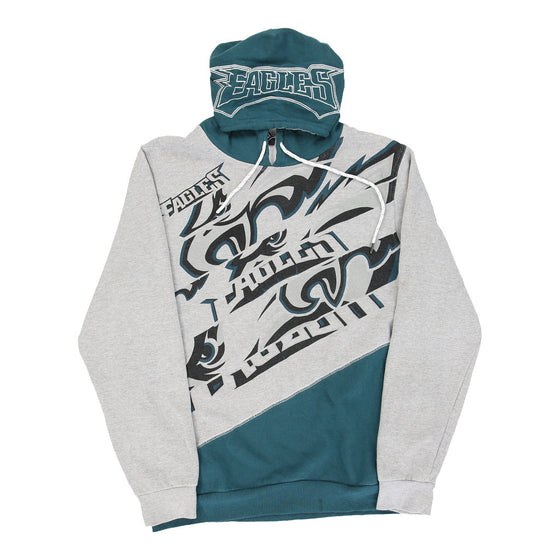 Philadelphia Eagles Nfl NFL Hoodie - XL Grey Cotton Blend