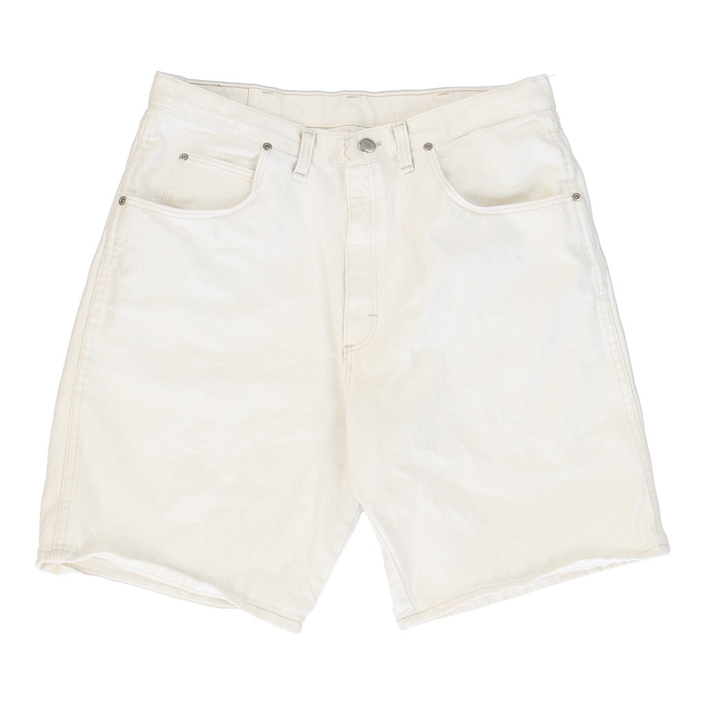 Wrangler Denim Shorts - 39W 9L White Cotton – Thrifted.com
